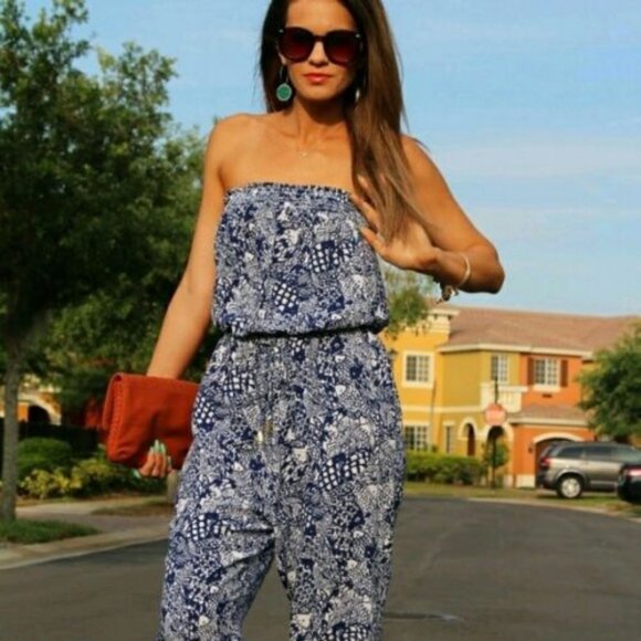 target strapless jumpsuit